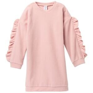 Harper Canyon Cozy Ruffle Sleeve Girl's Dress, Size: Girl's 5